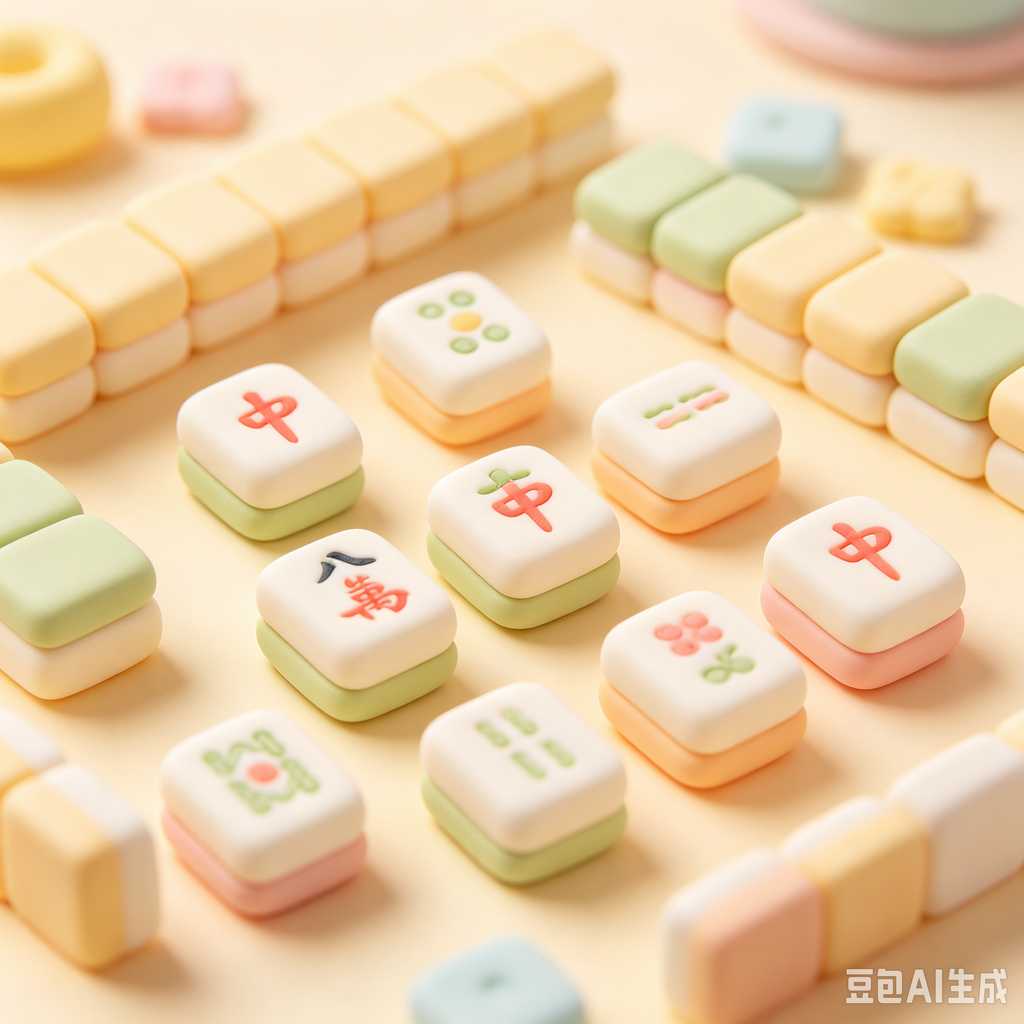 modern oriental mahjong set