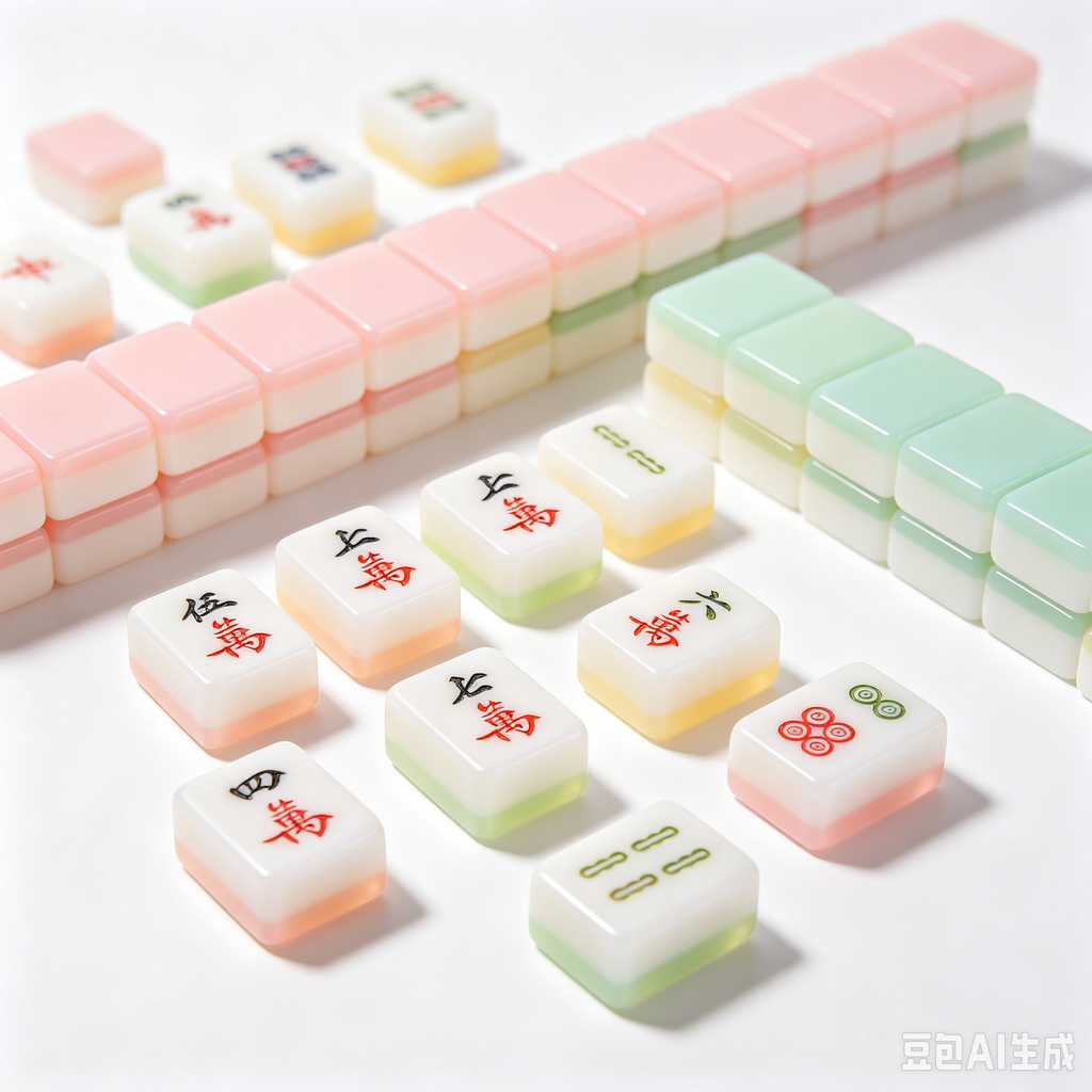 soft color mahjong set