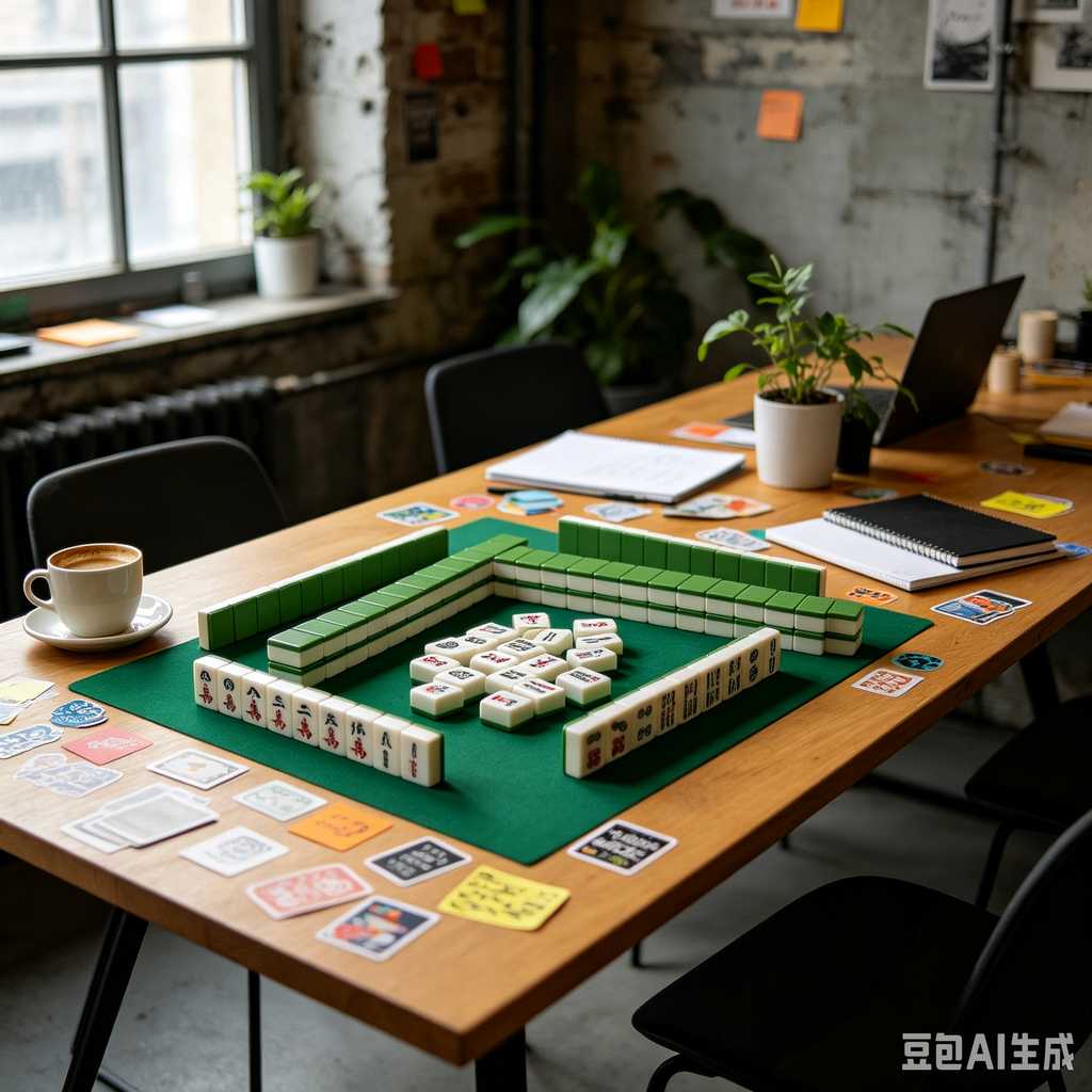 camping leisure mahjong set