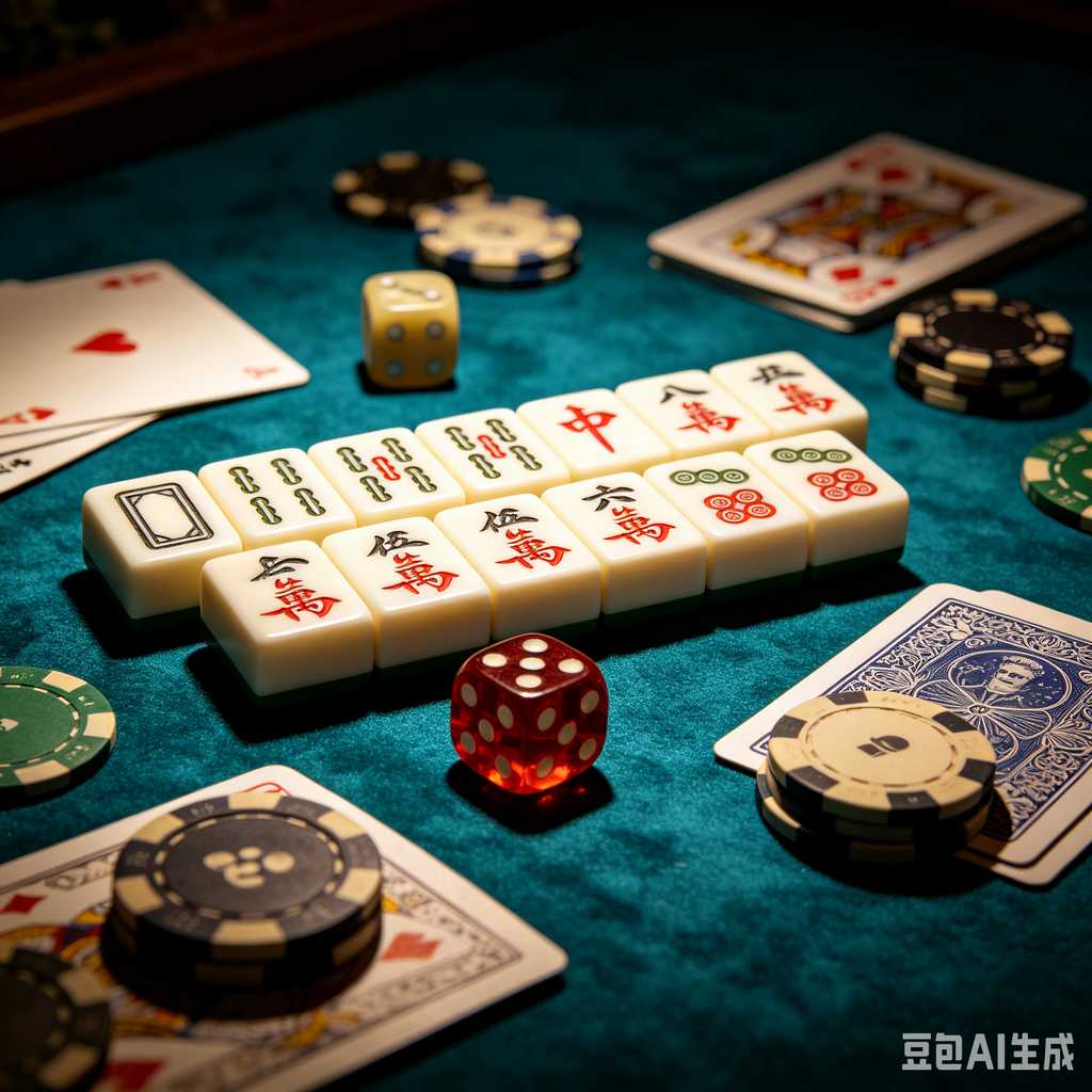 compact mahjong set with case